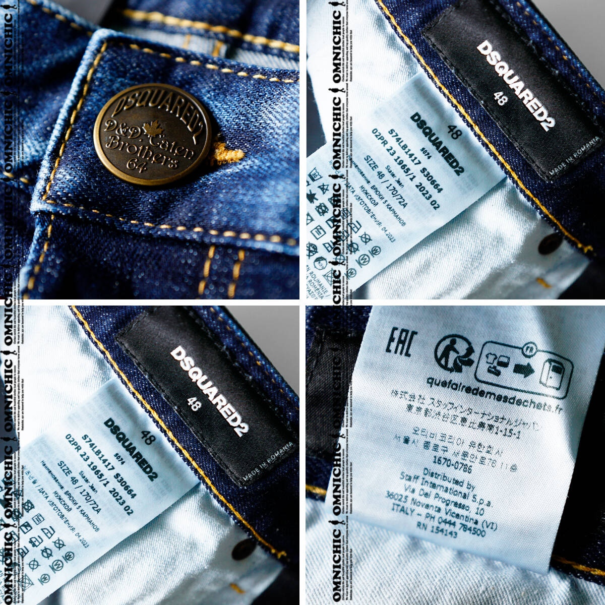 豪華エイジングSKATER 新品117 700円【DSQUARED2】ディー 豪華エイジングSKATER 新品117 700円【DSQUARED2】ディー