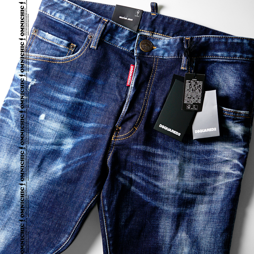 豪華エイジングSKATER 新品117 700円【DSQUARED2】ディー 豪華エイジングSKATER 新品117 700円【DSQUARED2】ディー