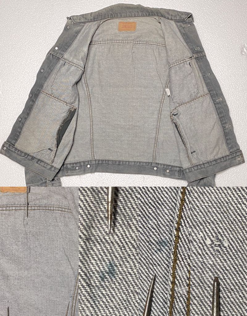 80s~ Levi's リーバイス 70506 0259 先染め ブラック デニム 80s~ Levi's リーバイス 70506 0259 先染め ブラック デニム