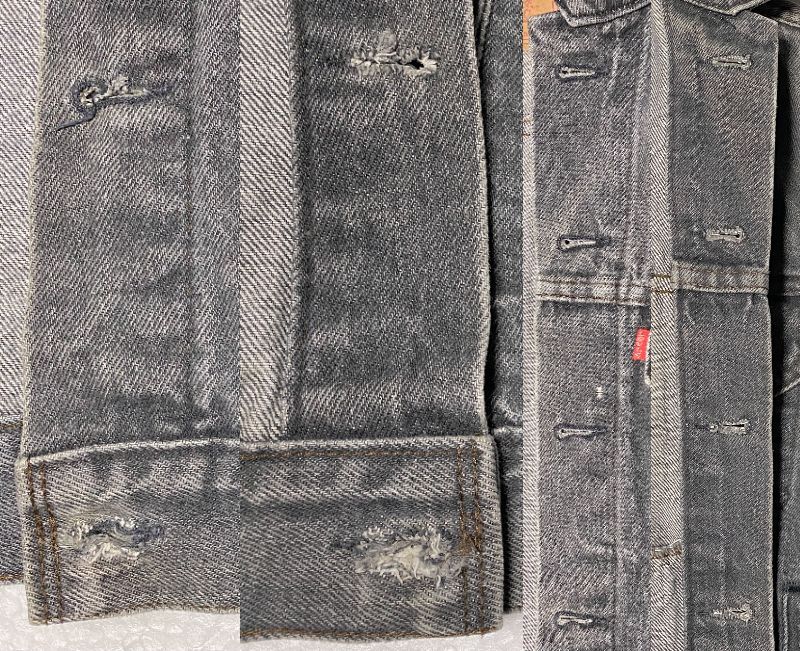 80s~ Levi's リーバイス 70506 0259 先染め ブラック デニム 80s~ Levi's リーバイス 70506 0259 先染め ブラック デニム