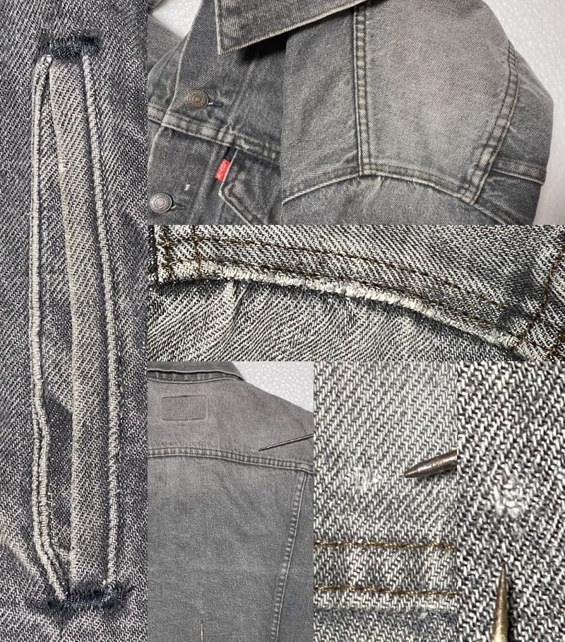 80s~ Levi's リーバイス 70506 0259 先染め ブラック デニム 80s~ Levi's リーバイス 70506 0259 先染め ブラック デニム