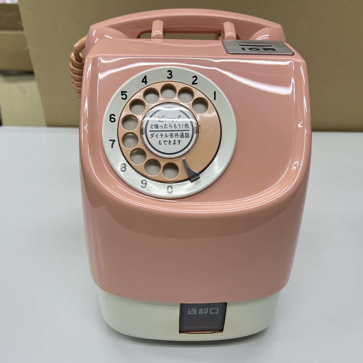 【数量は多】 鍵あり 特殊簡易公衆電話 ピンク電話(電話機)|売買された アンティーク雑貨