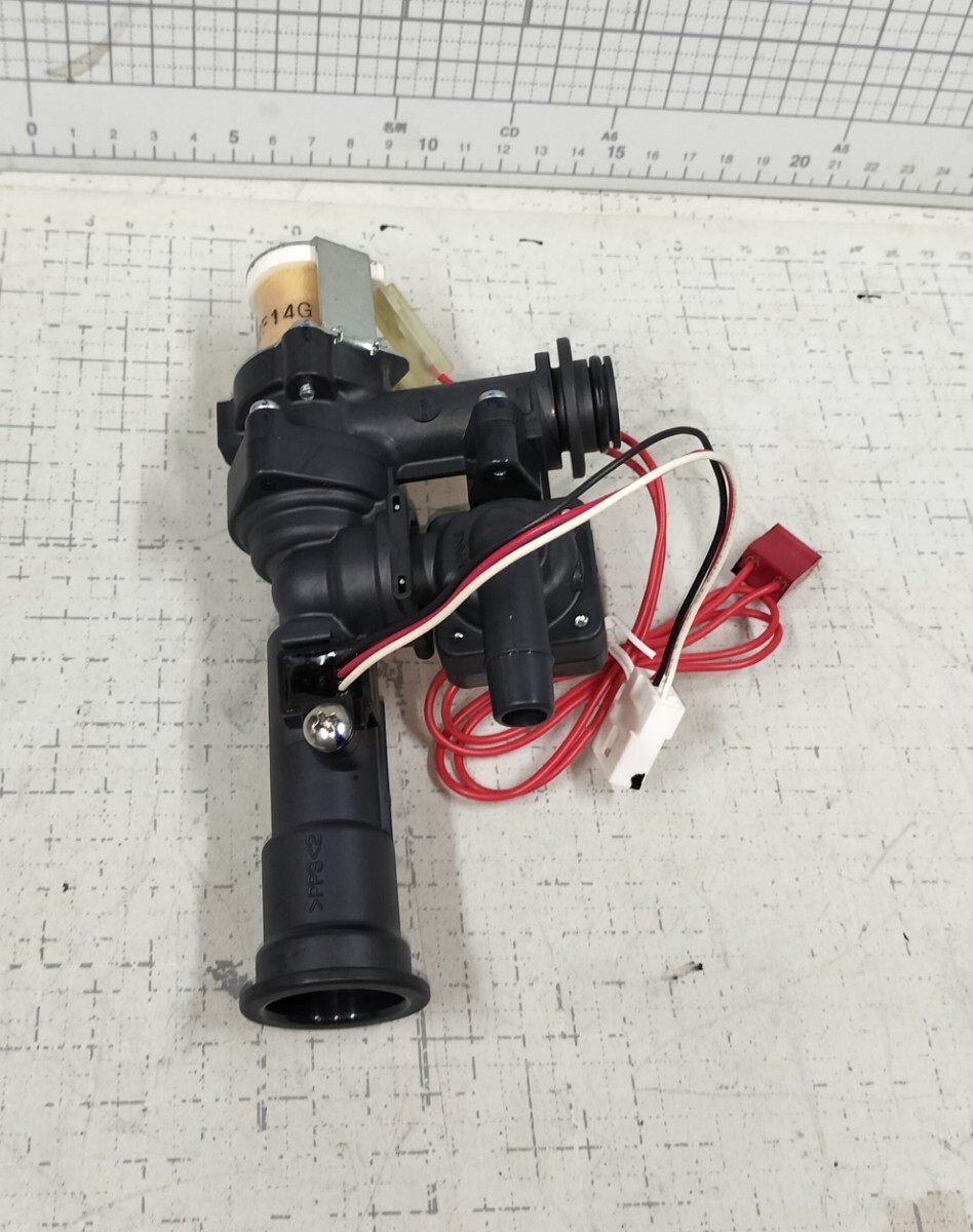 25-長府/給湯器/部品/水路系パーツ/お湯はり弁/お湯はり水量センサ/T708-553R/中古部品_画像1