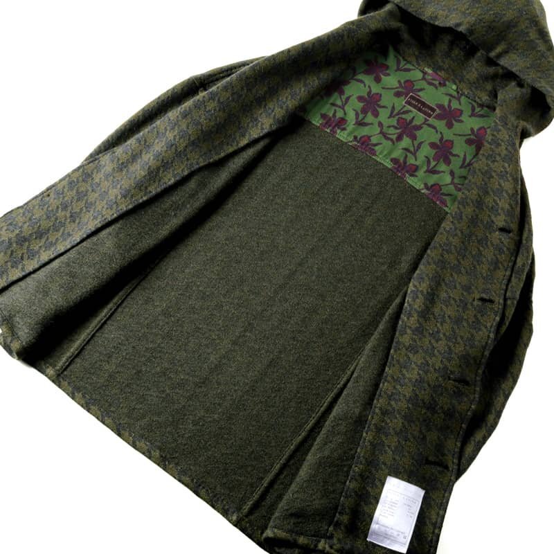 Stile Latino(スティレラティーノ) / カシミヤシルクジャカードニット千鳥格子柄フーデッドジャケット(ASPEN) [stl2360441-48]_画像5