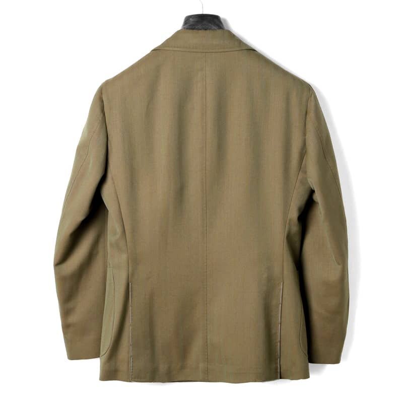 ◆【Stile Latino(スティレラティーノ)/春夏/ウールヘリンボーンソラーロ4Bダブルスーツ(EMILIO)】[stl2370181-50]