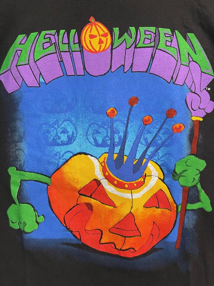 XL 90s HELLOWEEN ハロウィン TシャツIRON MAIDEN GAMMA RAY Blind Guardian SODOM RAGE ANTHRAX PANTERA judas priest METALLICA_画像2