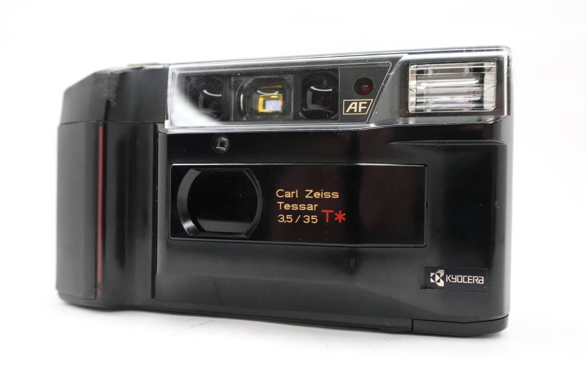 !_* товары повседневного пользования * Kyocera KYOCERA TD Carl Zeiss Tessar T* compact пленочный фотоаппарат * shutter * flash OK* #665