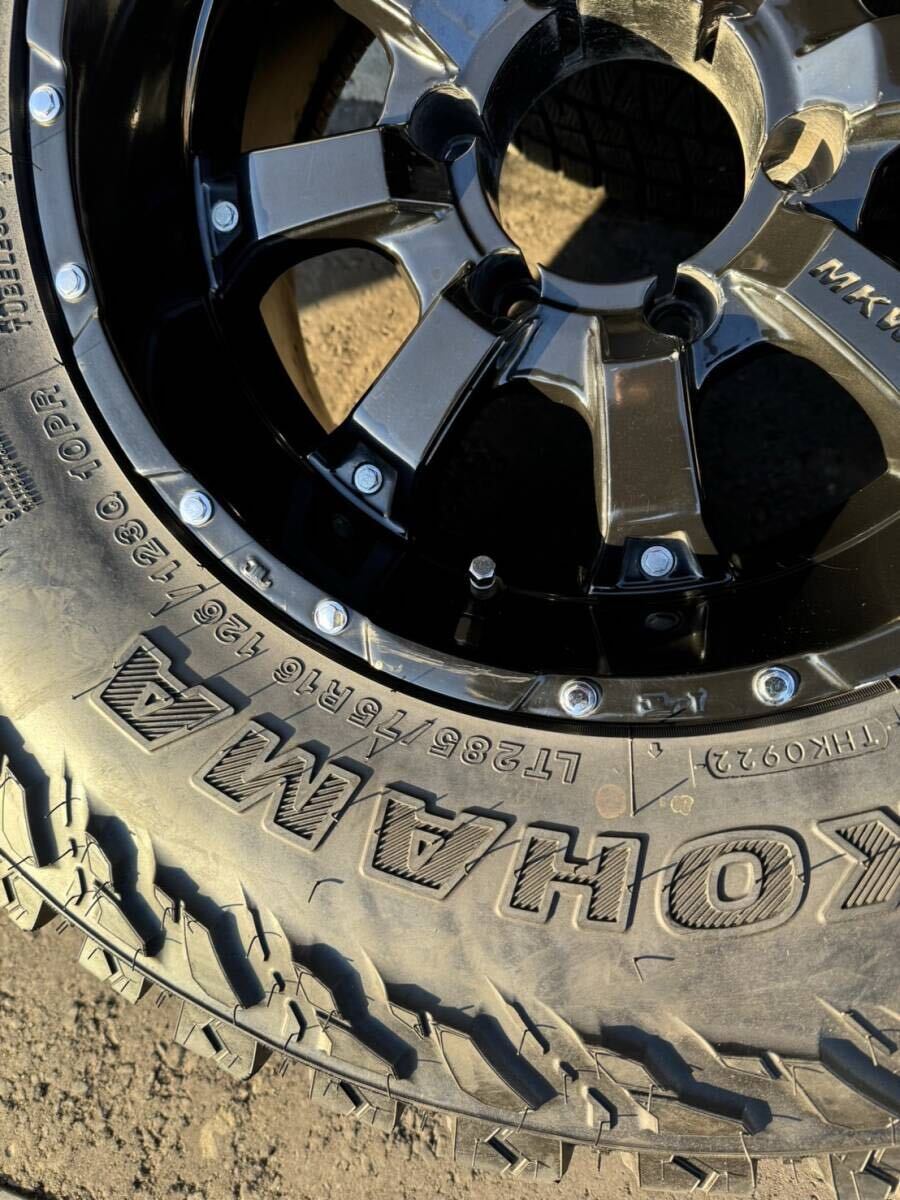 ヨコハマ GEOLANDAR M/T G003 LT285/75R16 (126/123Q) ＆MKW MK-46　4本セット　バリ目！