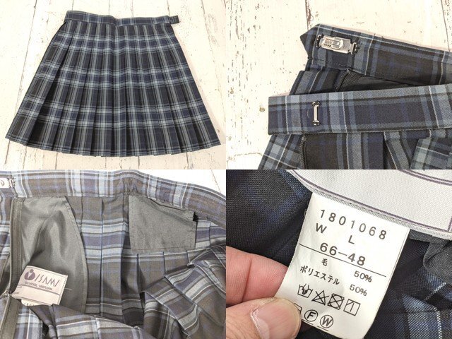 【as1393】東京都 松が谷高等学校 女子用学生服 制服 ブレザー+夏服・冬服スカート+リボン◆j21