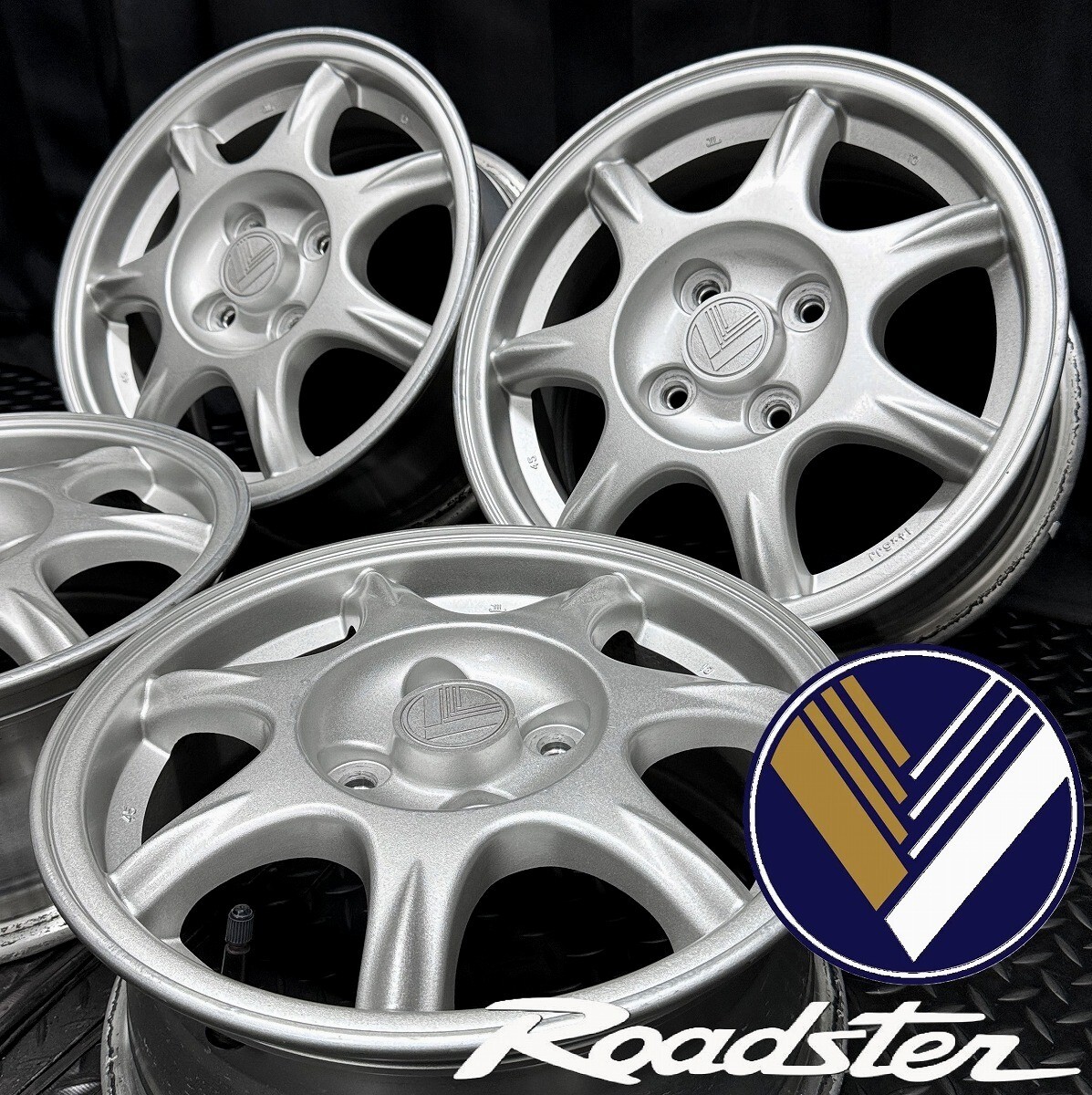 当時物☆ユーノス ロードスター純正 14インチアルミ 4本 当時物☆ユーノス ロードスター純正 14インチアルミ 4本