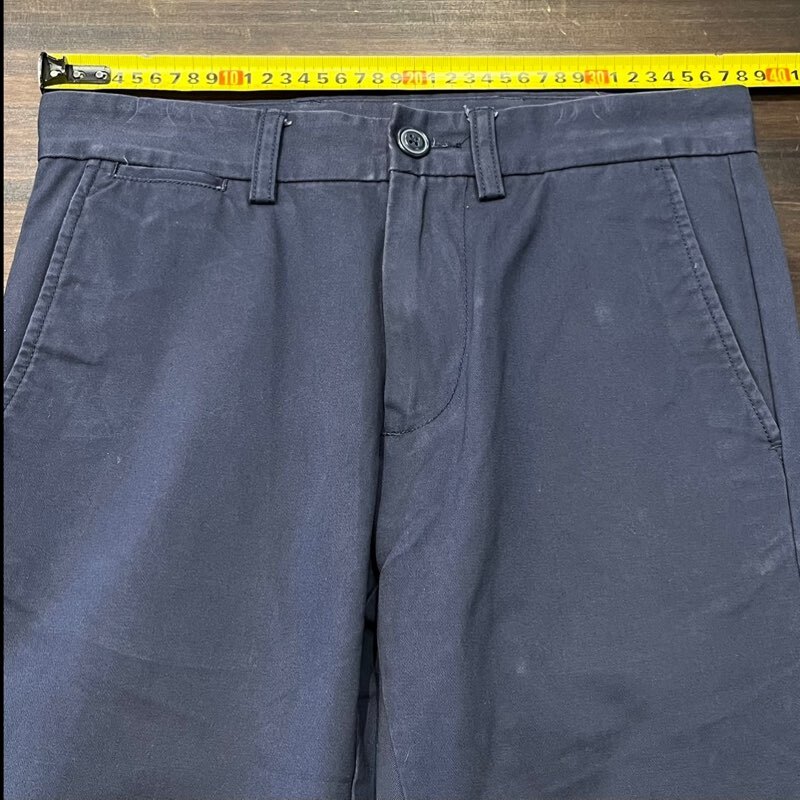 P メンズ パンツ OLD NAVY オールドネイビー チノパン ネイビー スリム 細身 アメカジ 古着 小さい FF318 / W28 全国一律レターパック配送_画像8