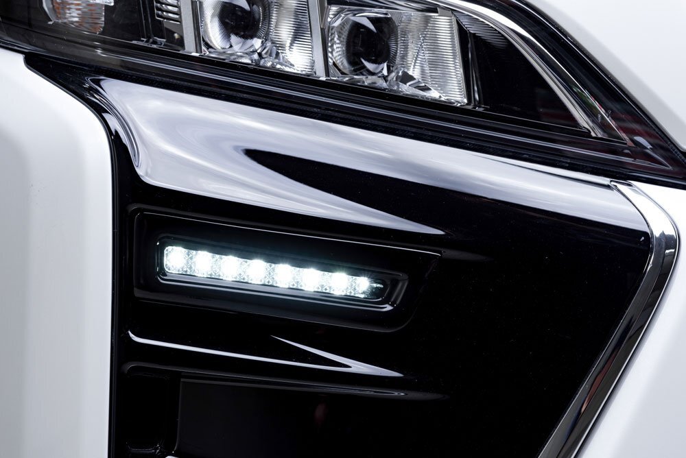 M\'z SPEED デイライトキット 未塗装 FRP ヴォクシー ZRR80W ZRR85W H29.8~R3.12 ZS MC後