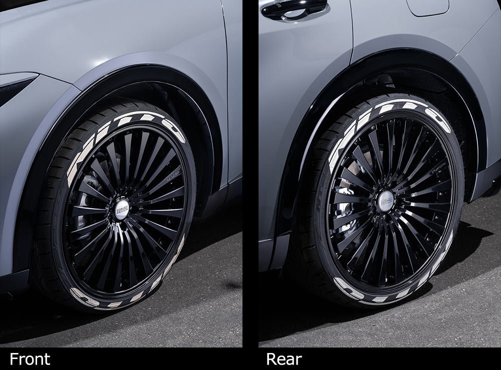 M\'z SPEED フェンダーモール ブラック (202) AES クラウンクロスオーバー TZSH35 AZSH35 R4.9~ RS/G/X
