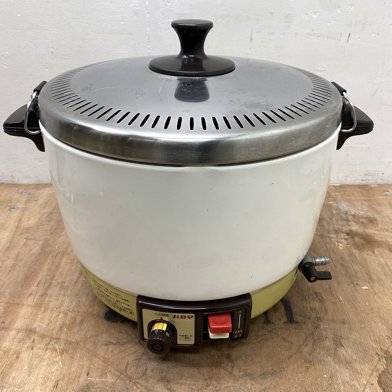 ★EB0308 | ガス炊飯器 パロマ PR-300・F LPガス 1.6升 W420×D330×H330mm 中古 業務用 店舗用 プロパンガス