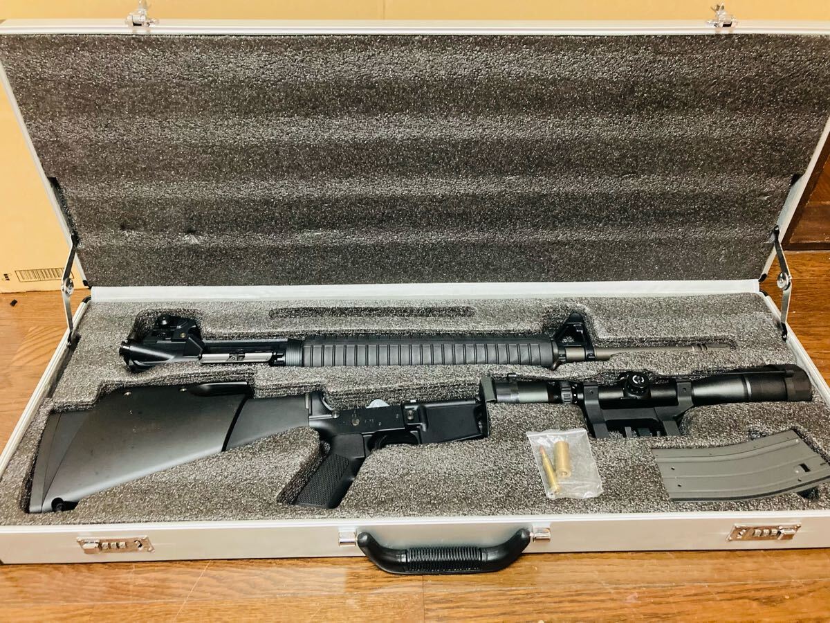 1円 WA ガスブロ ゴルゴ13 M16A4 5.56mm スナイパーライフル S 1円 WA ガスブロ ゴルゴ13 M16A4 5.56mm スナイパーライフル S