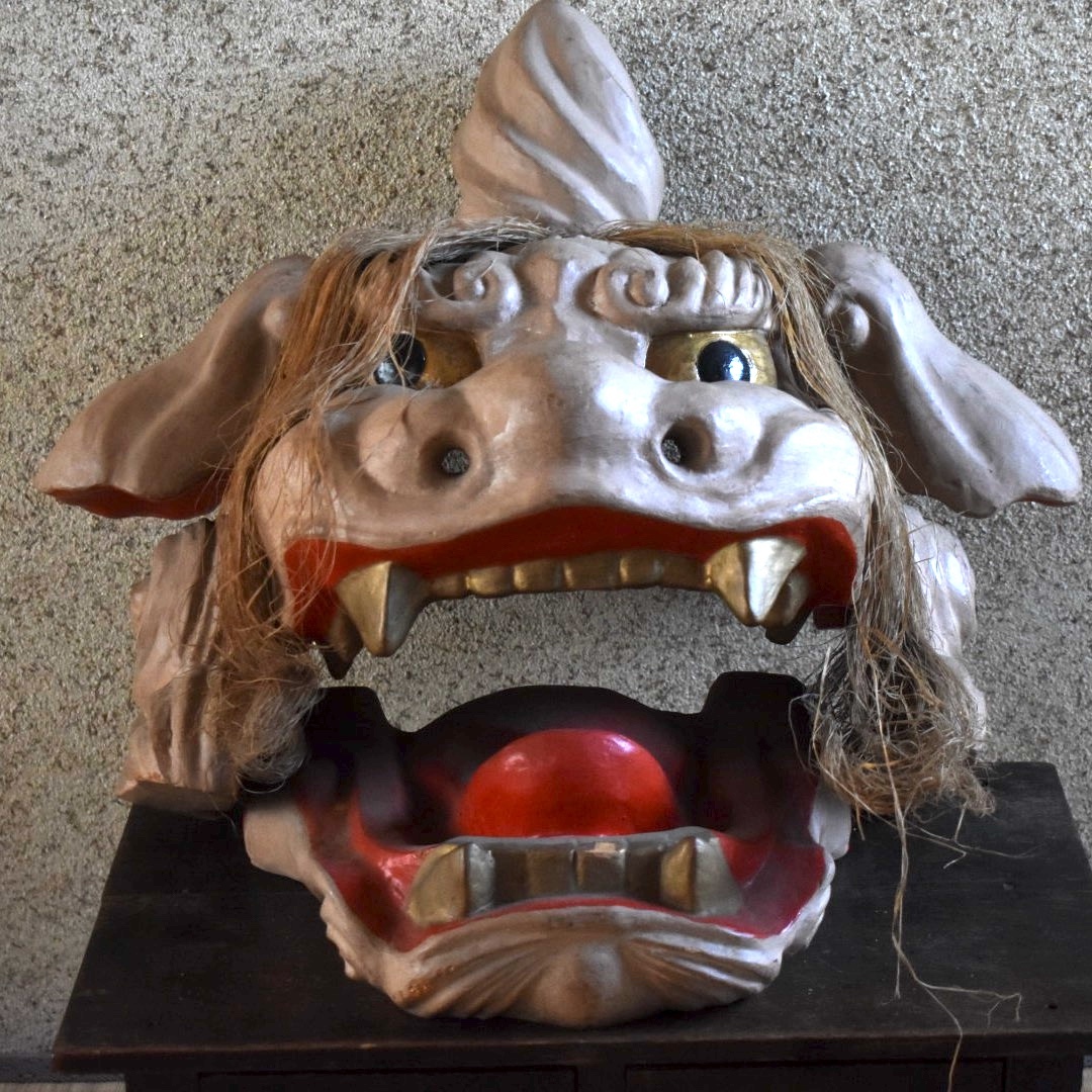 Amazon.co.jp: 獅子舞 獅子頭 木彫り 頭幅約33cm 縦幅約31cm2頭 Amazon.co.jp: 獅子舞 獅子頭 木彫り 頭幅約33cm 縦幅約31cm2頭