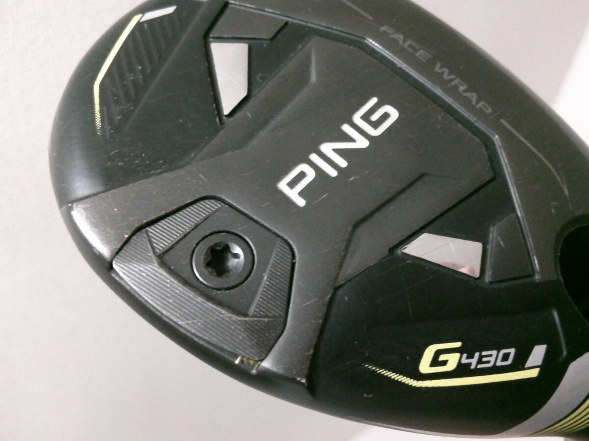 美品！PING◆G430◆4U◆TOUR 2.0 CHROMEクロム 22度 G430 PING ピン ハイブリッド #4 22° TOUR 2.0 CHROME 85/X