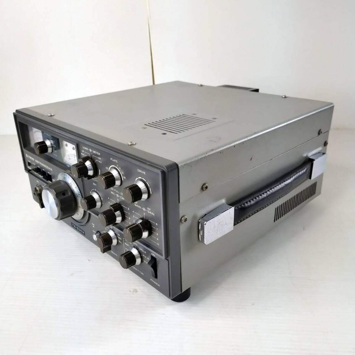 #TRIO TS-520X SSB TRANSCEIVER рация приемопередатчик радиолюбительская связь Trio электризация проверка settled 