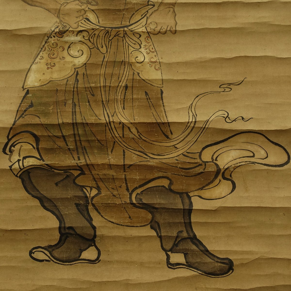 真作】喜聞◇『狩野探幽(狩野守信) 鍾馗像』 1幅 古筆 古文書 真作】喜聞◇『狩野探幽(狩野守信) 鍾馗像』 1幅 古筆 古文書