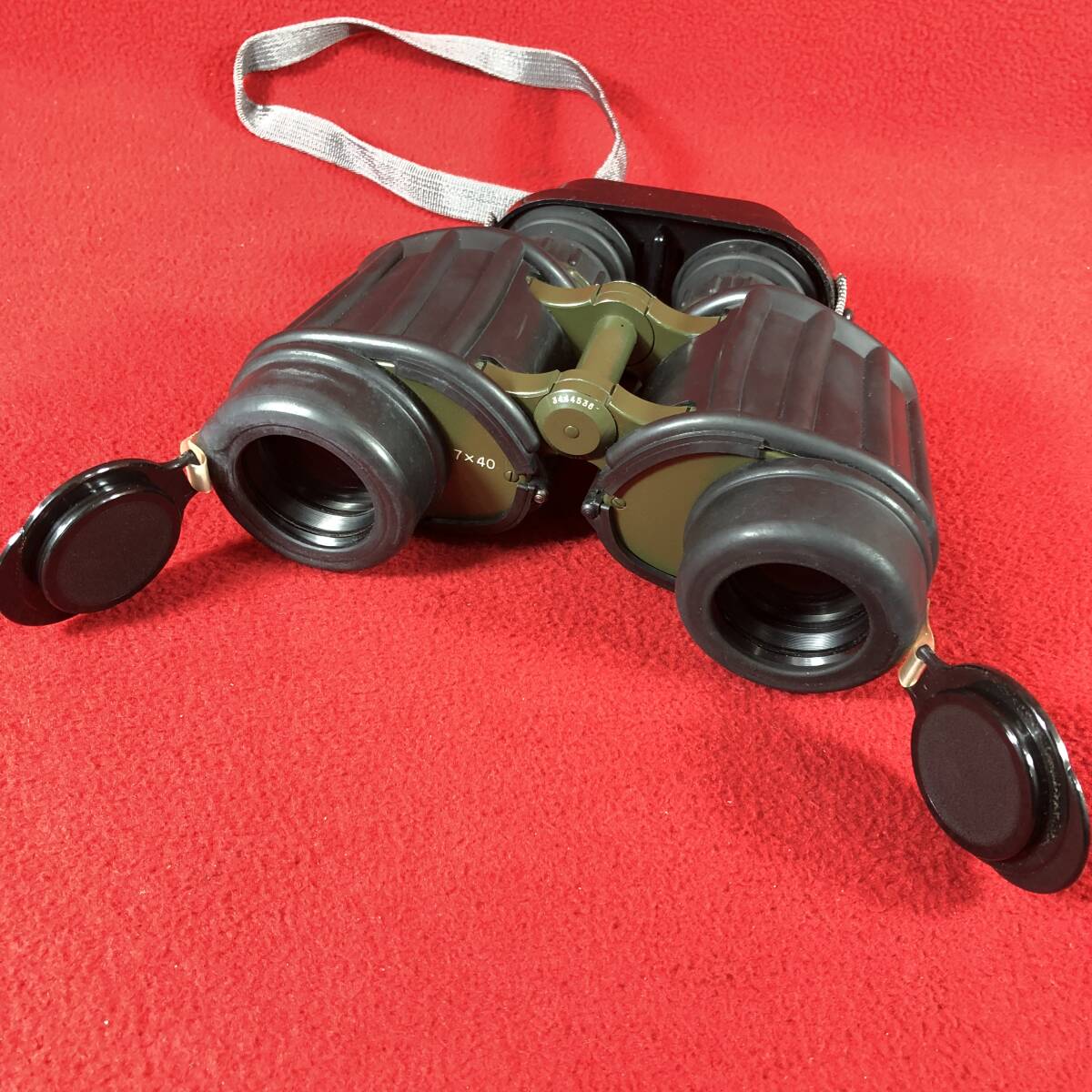 ヴィンテージ双眼鏡 Tento 7x50、革ケース付き双眼鏡、ソ連