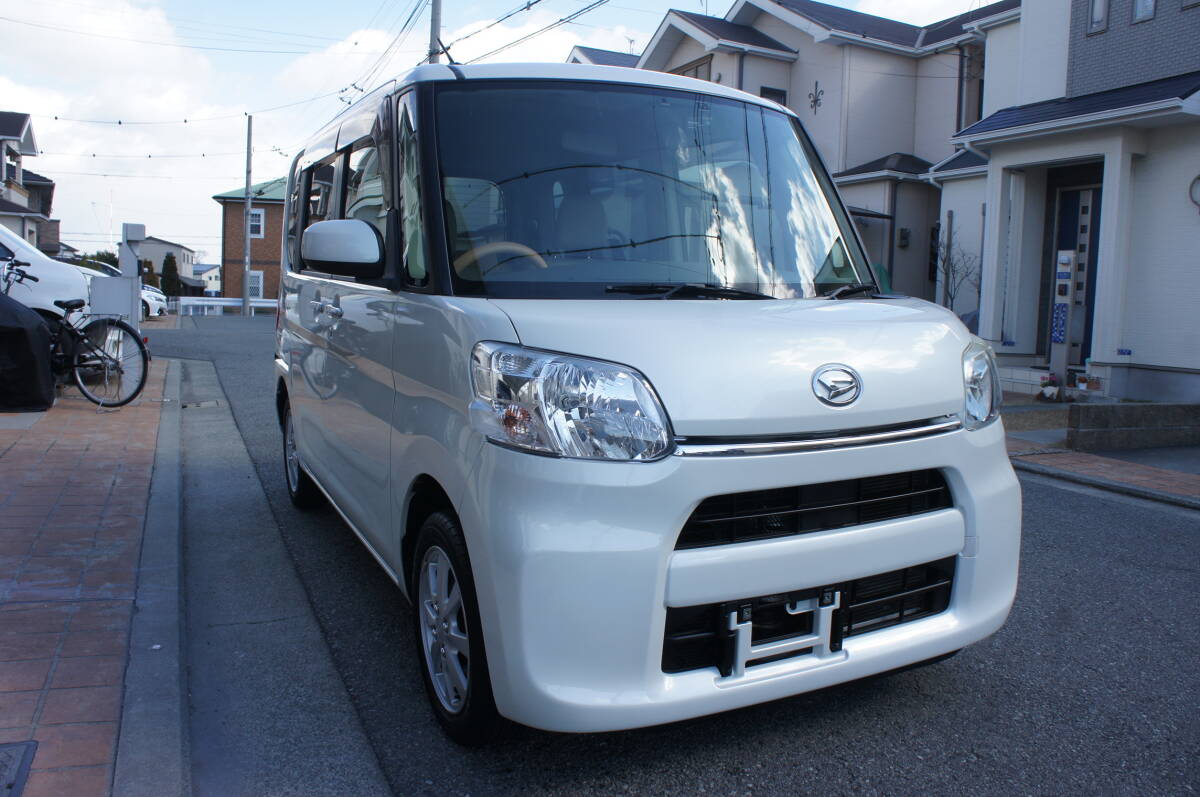 大坂発 動畫有 4WD 四駆 車検令和9年5月迄 パールホワイト ナビ TV DVD USB バックカメラ 前后2カメラドラレコ ETC Bluetooth タント LA610