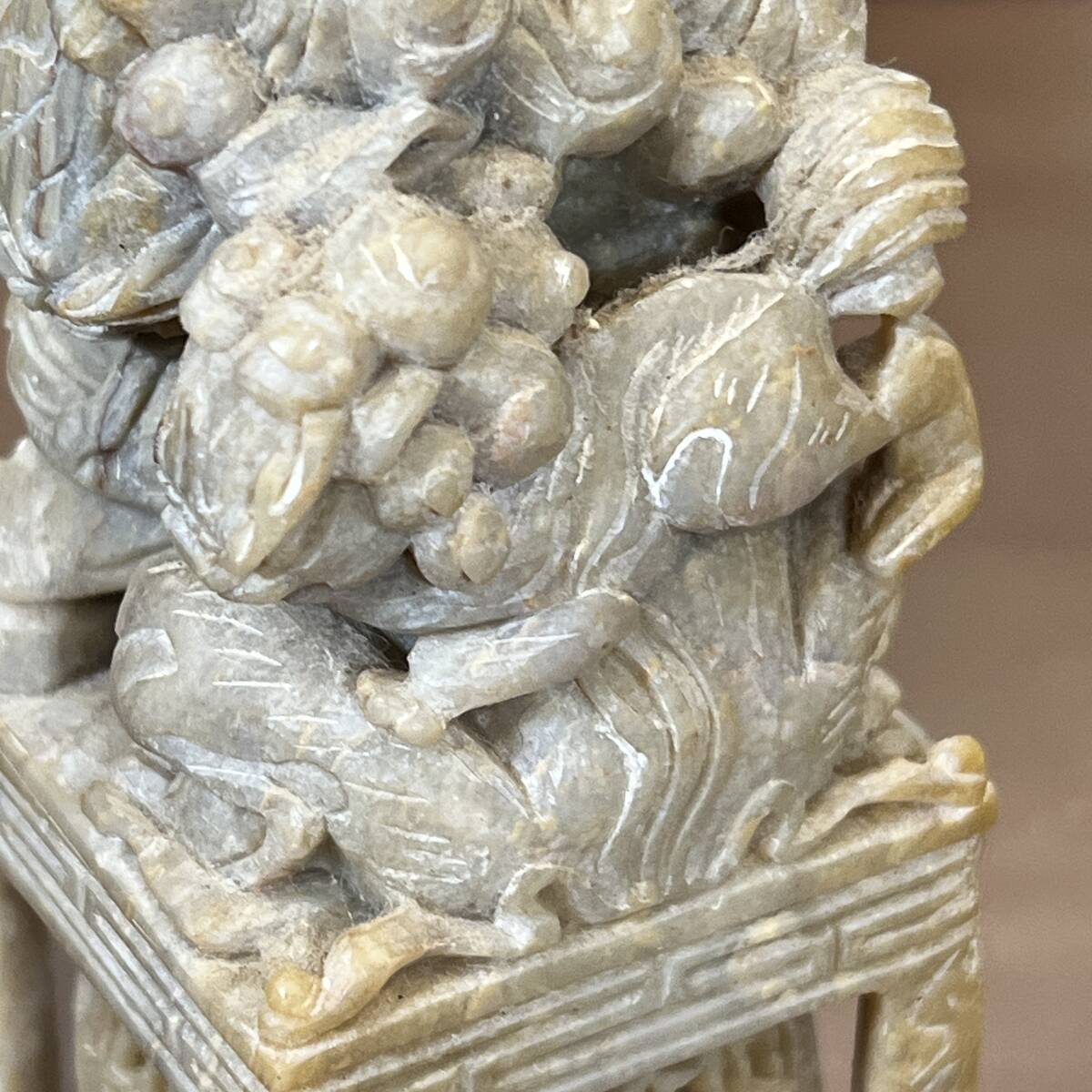 印材 獅子 一対 天然石 唐物 中国古美術 時代物 印鑑 印章 書道 印材 獅子 一対 天然石 唐物 中国古美術 時代物 印鑑 印章 書道