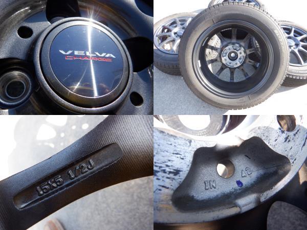 weds VELVA CHARGE 15インチ BLIZZAK VRX3 165/65R15 81Q weds VELVA CHARGE 15インチ BLIZZAK VRX3 165/65R15 81Q