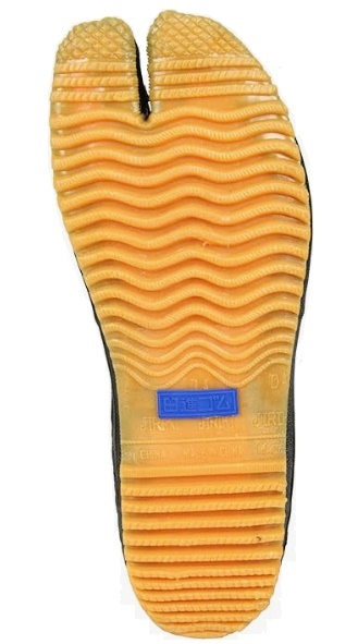 日進ゴム C-10枚F 25.0cm 自力10枚地下たび ブラック 作業靴 先芯無し 足袋くつ 送料無料_画像3