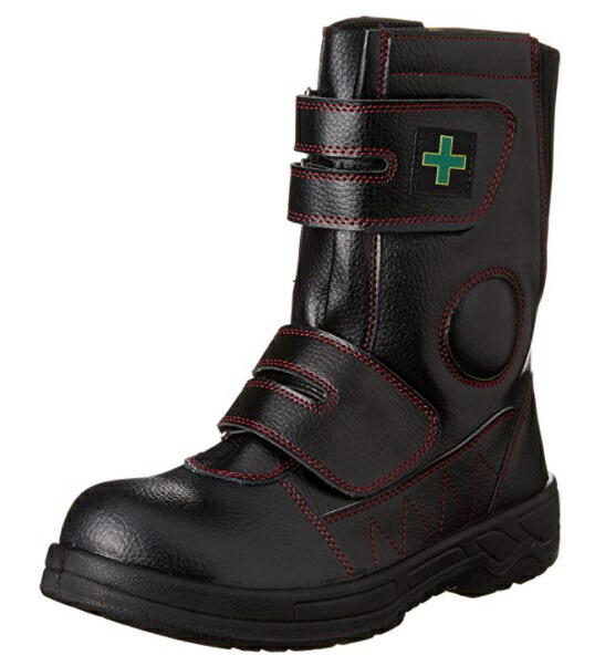 喜多 MK-7870 ブラック 27.0cm 安全靴 ウレタンワークブーツ セーフティーシューズ 靜電防止シューズ マジック KITA キタ 送料無料