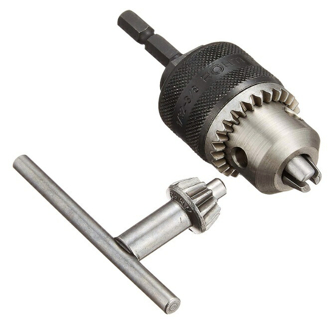 (HiKOKI) ドリルチャックアダプタ セット 0032-1822 六角軸二面幅6.35mm 木工錐・鉄工錐専用 小型便_画像1