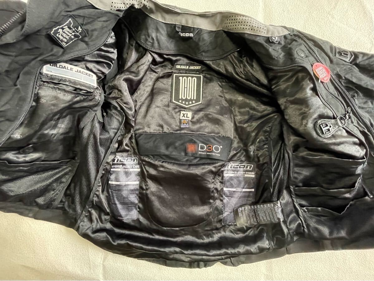ICONレーシングジャケット　ライダー　サイズXL