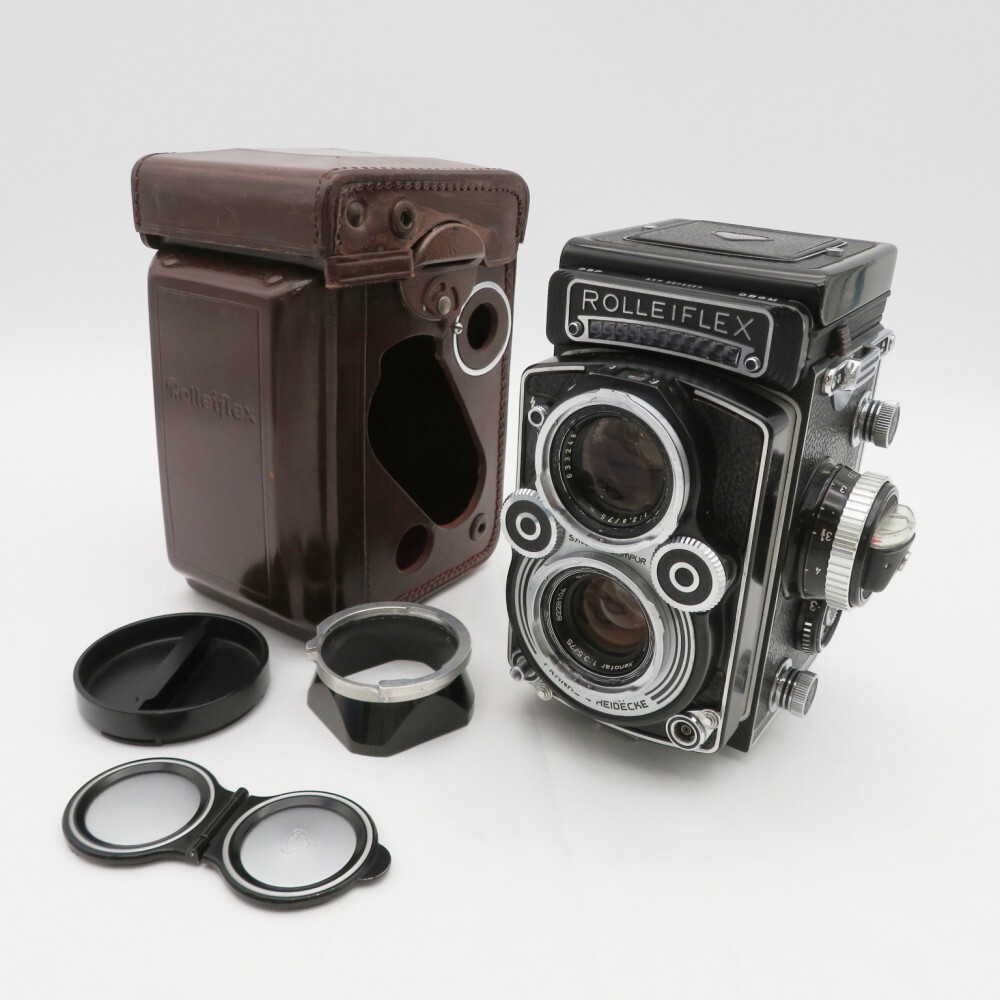 Rolleiflex 二眼レフカメラ Xenotar 1:3.5/75 ケース付 Rolleiflex 二眼レフカメラ Xenotar 1:3.5/75 ケース付 1円