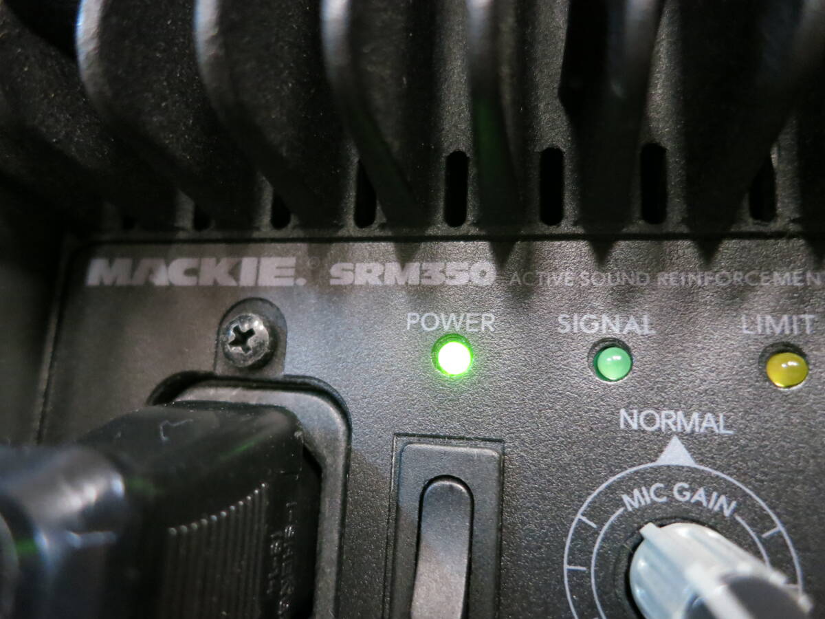 MACKIE マッキー パワードPAスピーカー SRM350 NO-1 パワード MACKIE マッキー パワードPAスピーカー SRM350 NO-1 パワード