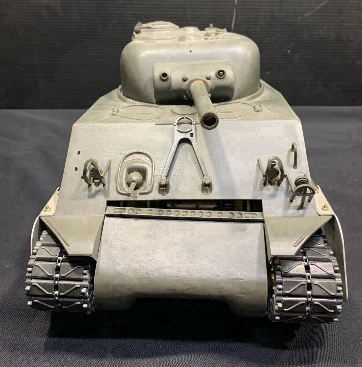 組済 現状品にて タミヤ ラジコン 金属キャタピラ 全長約35cm M4 組済 現状品にて タミヤ ラジコン 金属キャタピラ 全長約35cm M4