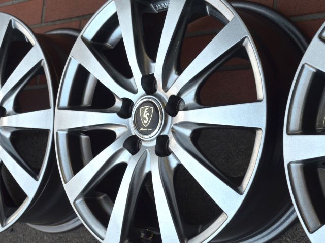 15 дюймовый Manaray ES евро спорт 15X6.0J PCD 100 5 дыра +45 б/у колесо 4 шт. комплект Prius Sienta Corolla touring и т.п. 