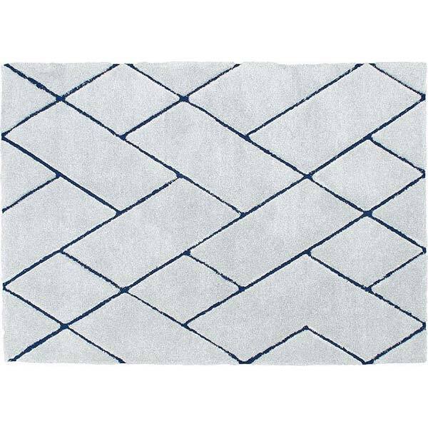 ラグマット Prevell CARPET COLLECTION 2024-2025 Autumn/Winter ルノン/1407-166 約200x250cm ブルー