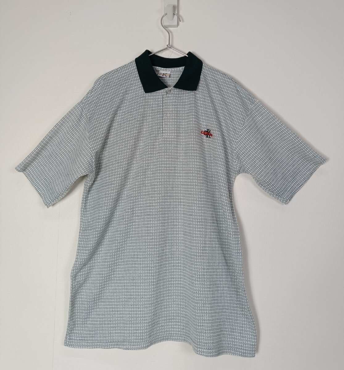 CK カルバンクライン ポロシャツ【カルバンクライン】【大きいサイズ XXL相當(dāng)】【刺繍】【コットン100%】1000円スタート