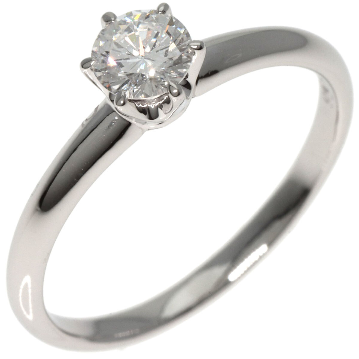 CHRISTIAN DIOR クリスチャンディオール ダイヤモンド リング?指輪 プラチナPT950 レディース 中古