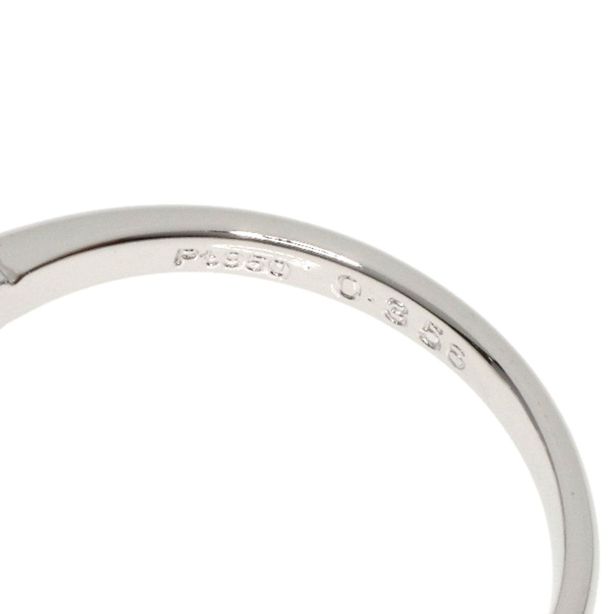 CHRISTIAN DIOR クリスチャンディオール ダイヤモンド リング?指輪 プラチナPT950 レディース 中古