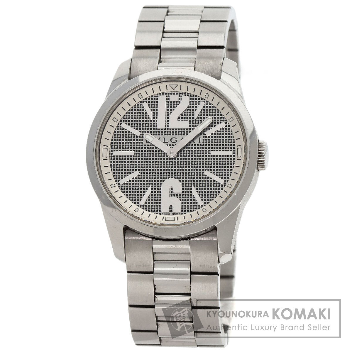 BVLGARI ブルガリ ST37S ソロテンポ 腕時計 ステンレススチール SS メンズ 中古