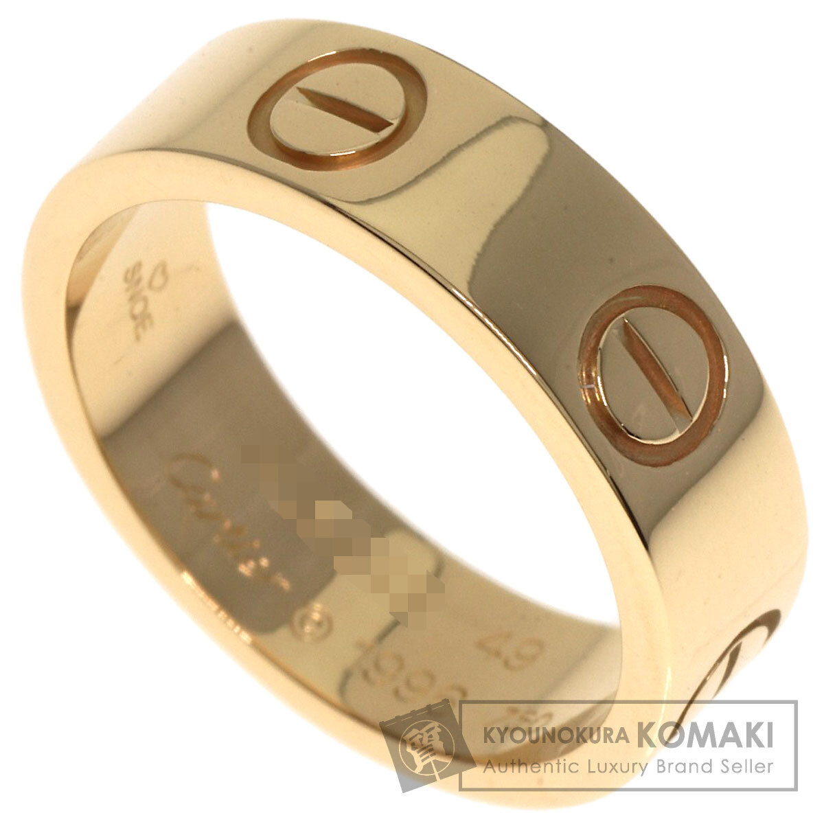 CARTIER カルティエ ラブリング #49 リング・指輪 K18イエローゴールド レディース 中古