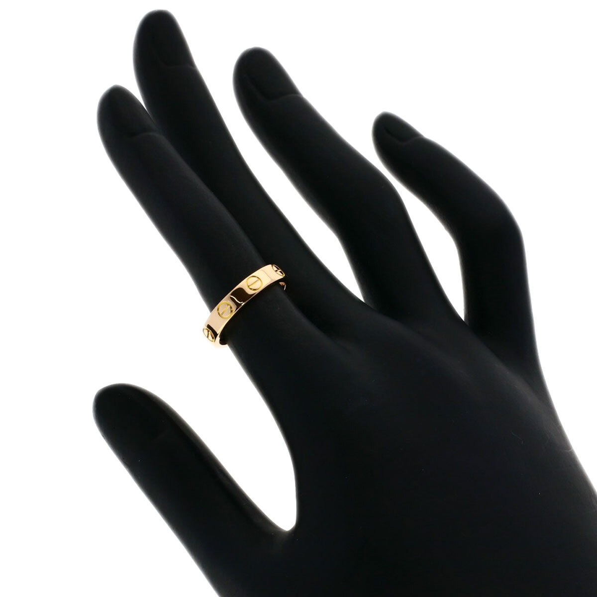 CARTIER カルティエ ミニ ラブリング #48 リング?指輪 K18ピンクゴールド レディース 中古