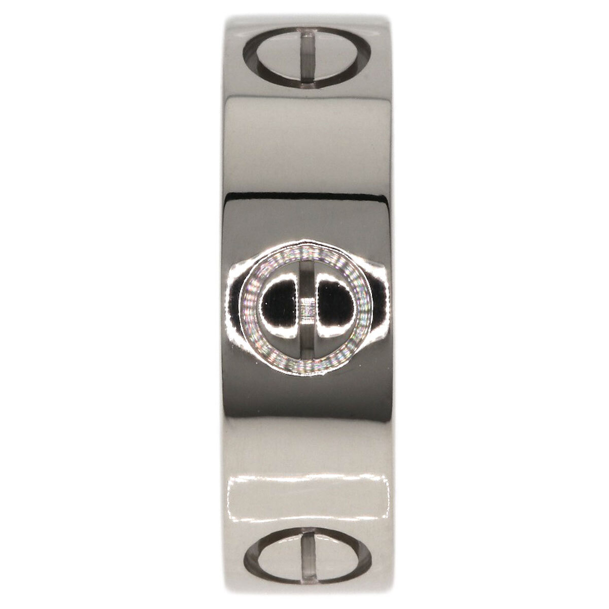 CARTIER Cartier Rav кольцо #48 кольцо * кольцо K18 белое золото женский б/у 