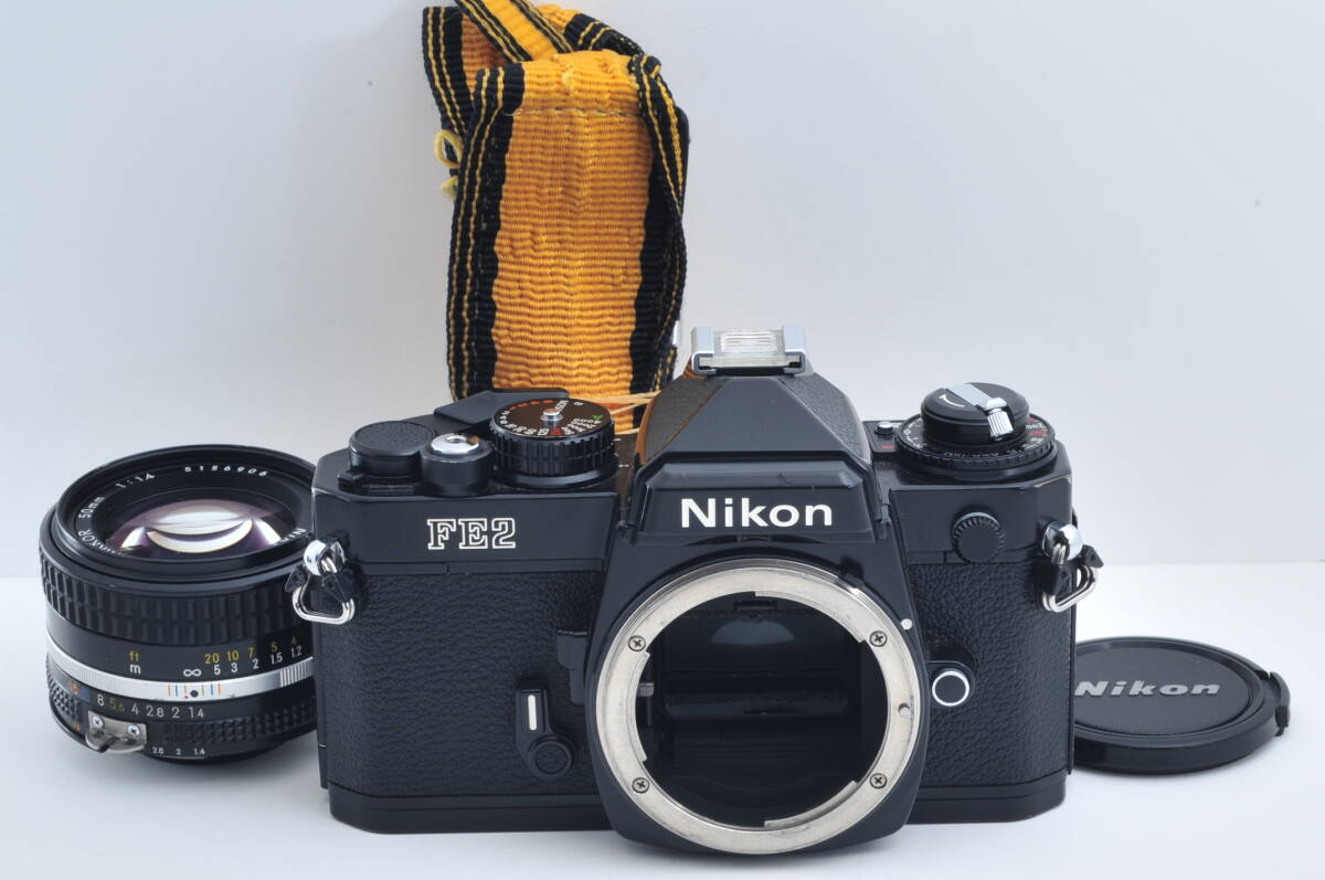 □美品□ ニコン Nikon FE2 Ai-s 50mm F1.4 レンズセット JA1838 □美品□ ニコン Nikon FE2 Ai-s 50mm F1.4 レンズセット JA1838