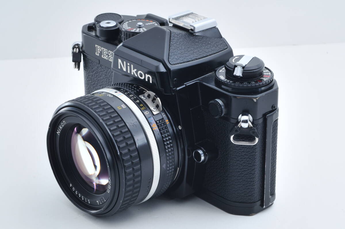 □美品□ ニコン Nikon FE2 Ai-s 50mm F1.4 レンズセット JA1838 □美品□ ニコン Nikon FE2 Ai-s 50mm F1.4 レンズセット JA1838