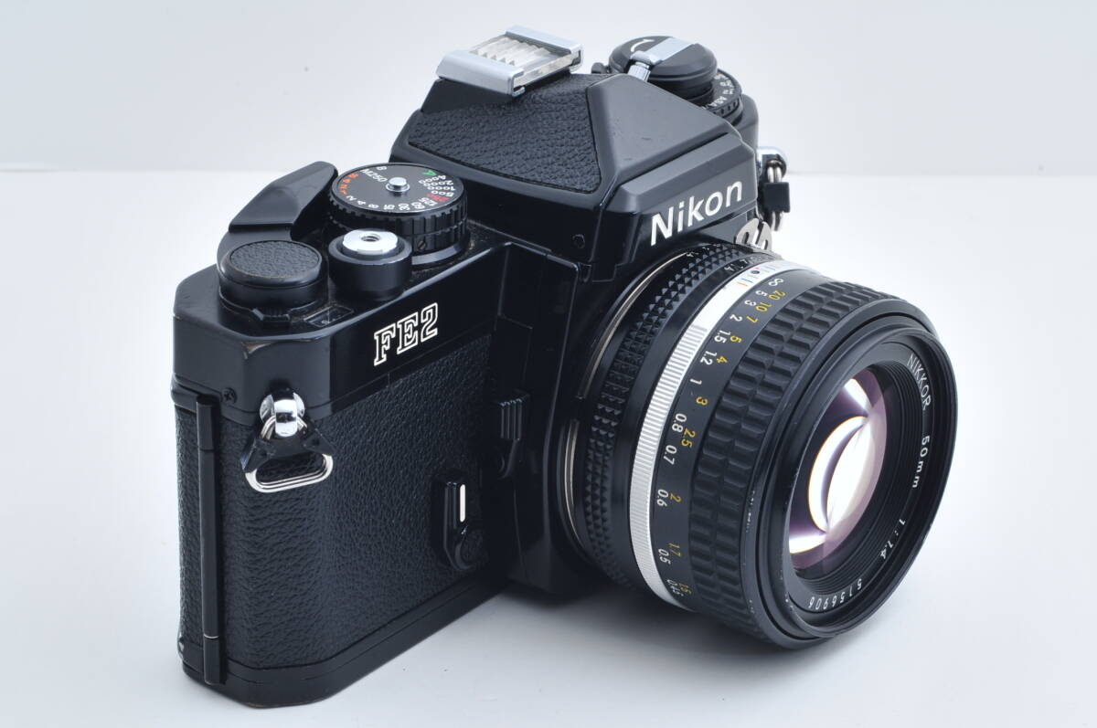 □美品□ ニコン Nikon FE2 Ai-s 50mm F1.4 レンズセット JA1838 □美品□ ニコン Nikon FE2 Ai-s 50mm F1.4 レンズセット JA1838