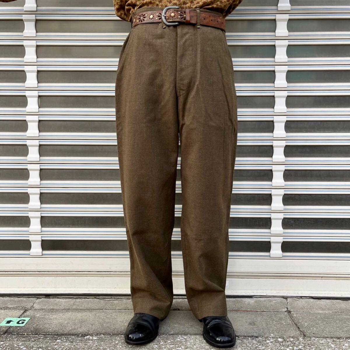 40s 米軍 実物 M45 ウールパンツ トラウザーズ スラックス W33 40s 米軍 実物 M45 ウールパンツ トラウザーズ スラックス W33