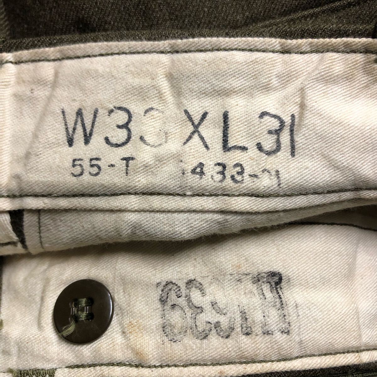 40s 米軍 実物 M45 ウールパンツ トラウザーズ スラックス W33 40s 米軍 実物 M45 ウールパンツ トラウザーズ スラックス W33