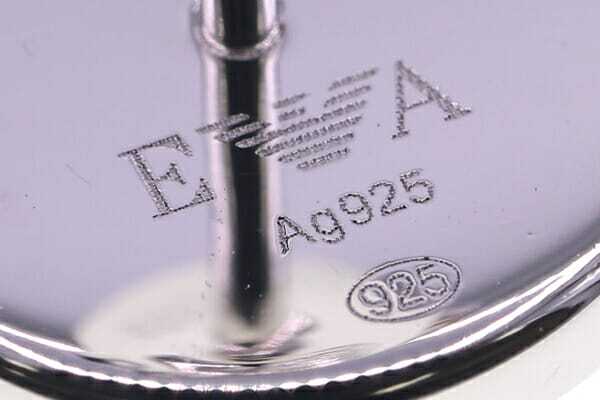 エンポリオアルマーニ ピアス EG3352040 シルバー ゴールド メタル 中古 アクセサリー ロゴ レディース メンズ