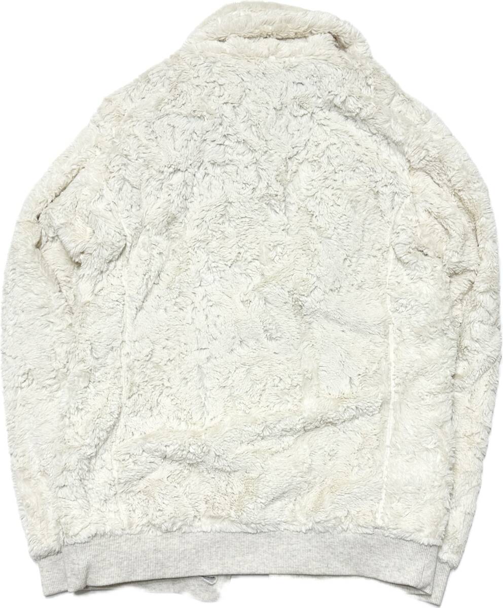 定価6.4萬 AKM CREAMY ECO FUR SHAWL CARDIGAN サイズL ショールカラーカーディガン wjk 1piu ジュンハシモト